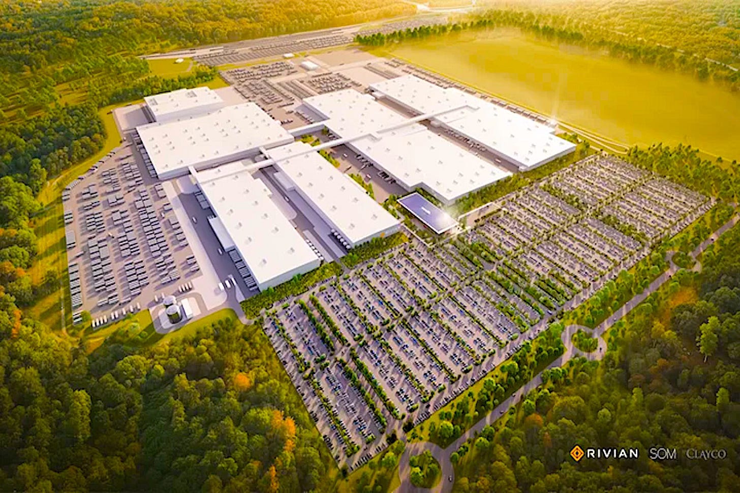 The Good Project Rivian Rivian Planned A New Plant Based on Fantasies and Promises of Foolish ...