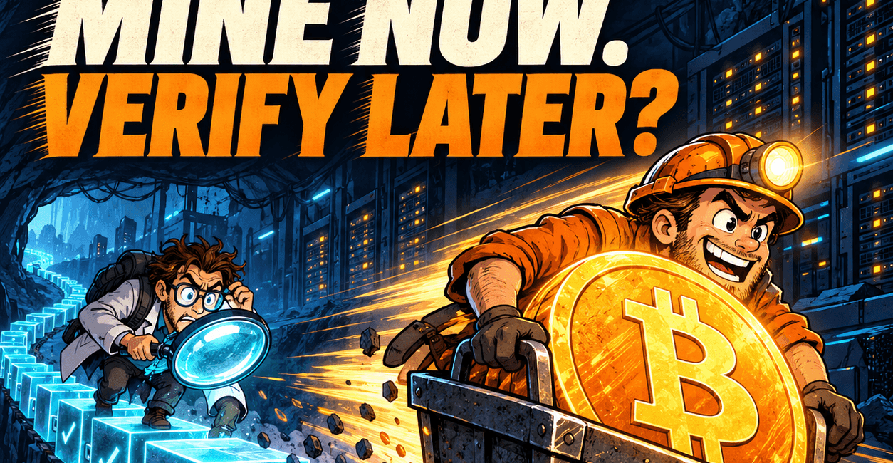 Bitcoin Miners Tried “Mine Now, Verify Later.” It Went Wrong. A New Proposal Wants to Make It Safe.