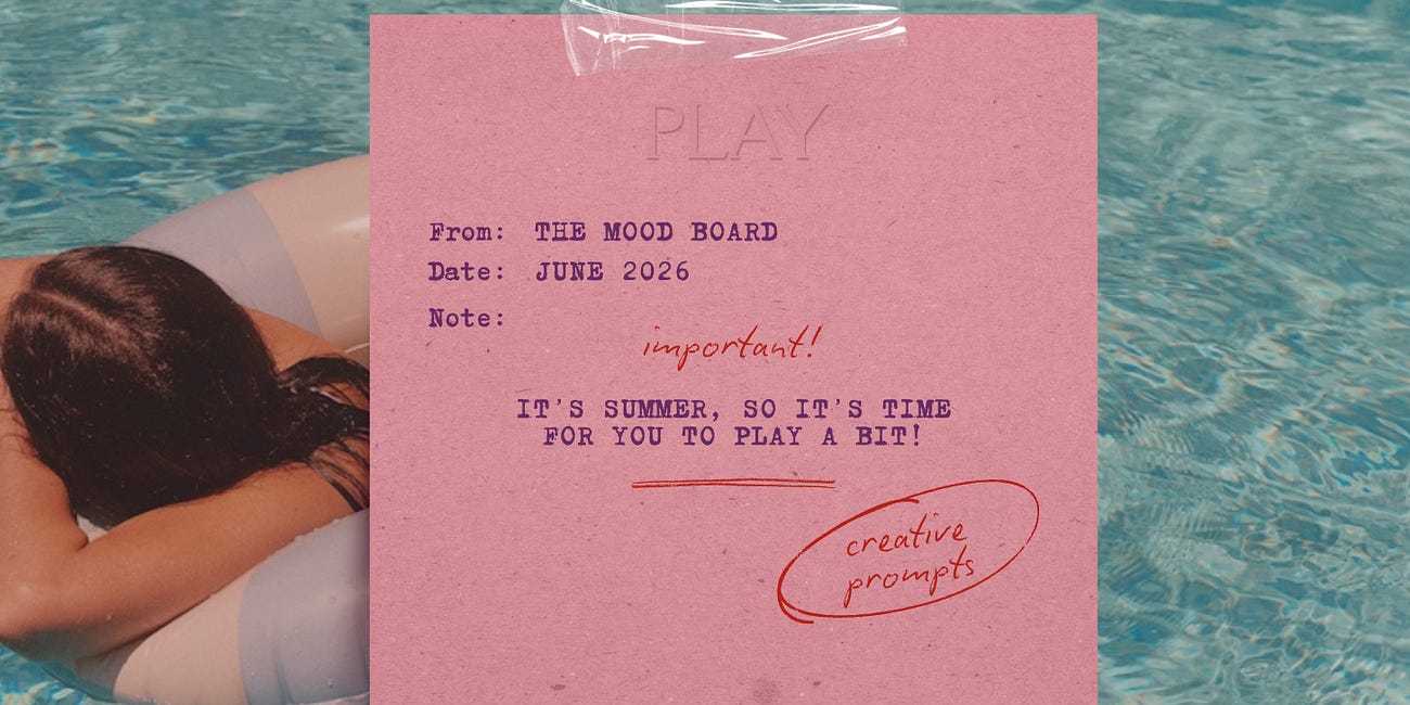 The Mood Board Creative Community: June