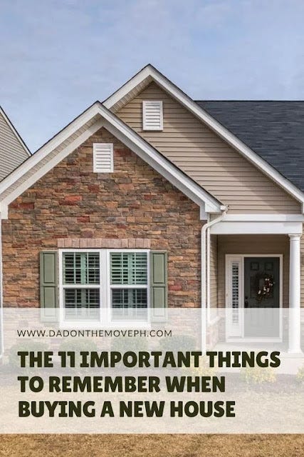 What to remember when buying a new house
