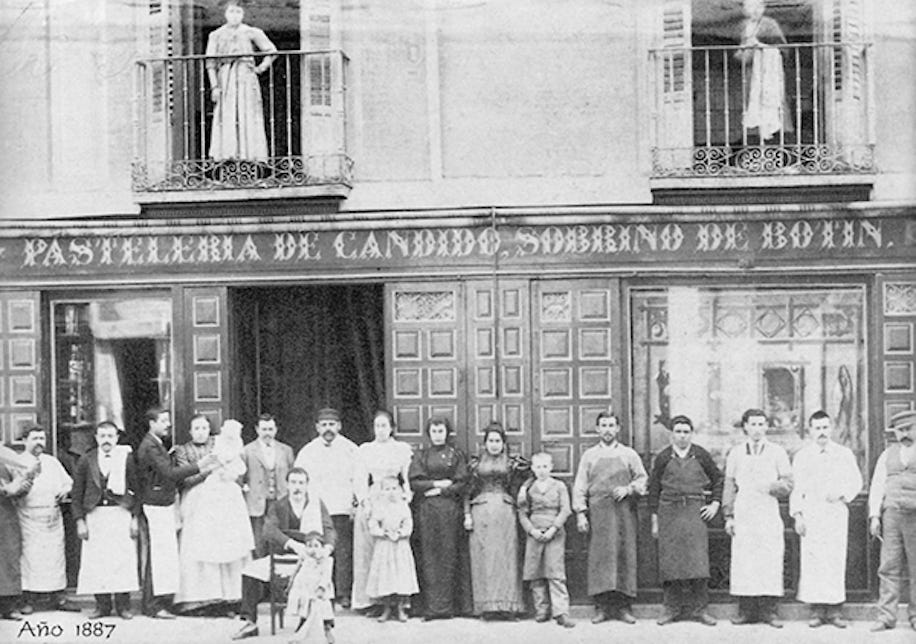 Literatura y gastronomía en Sobrinos de Botín