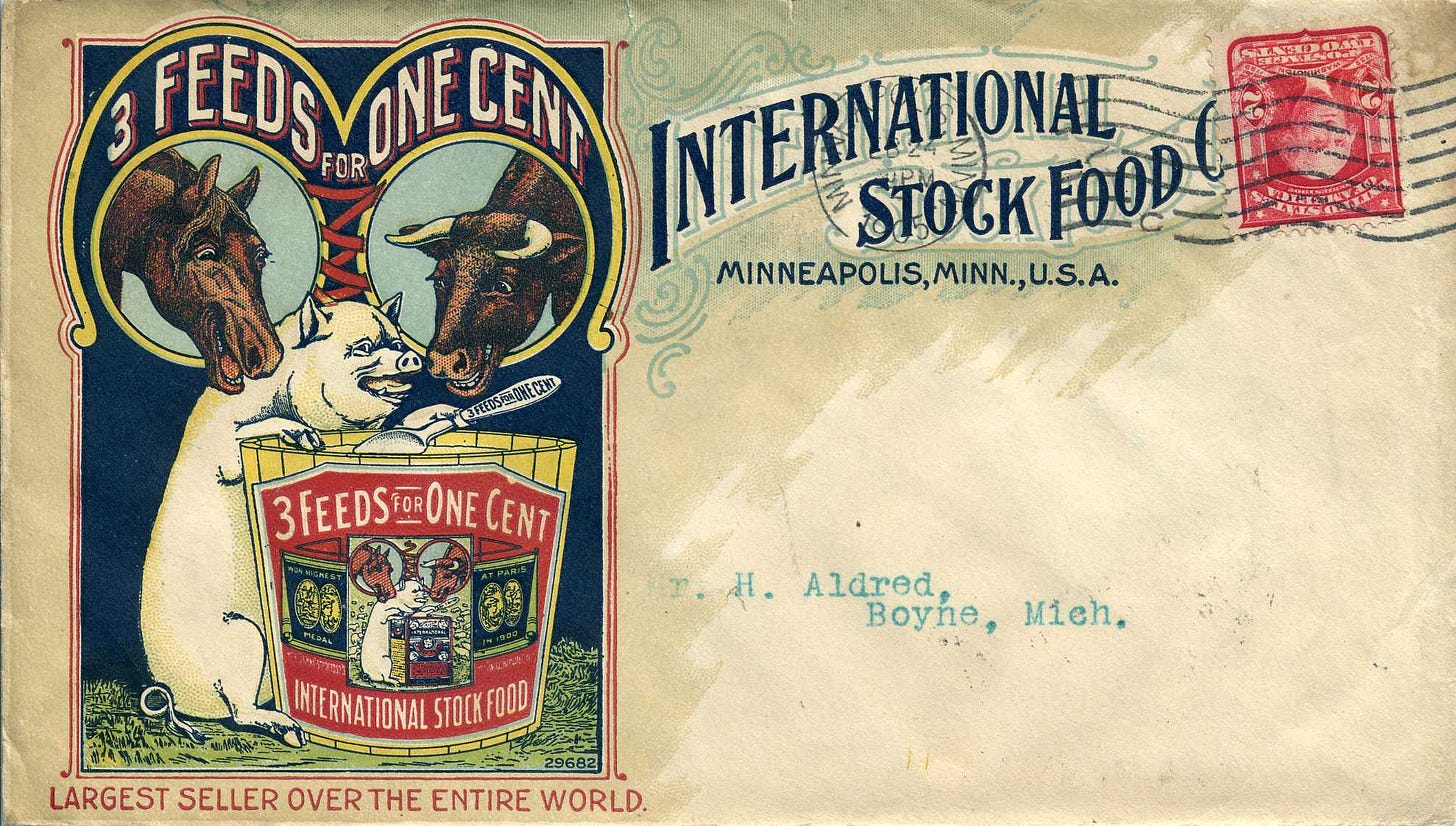 1905 cover from International Stock Food Co