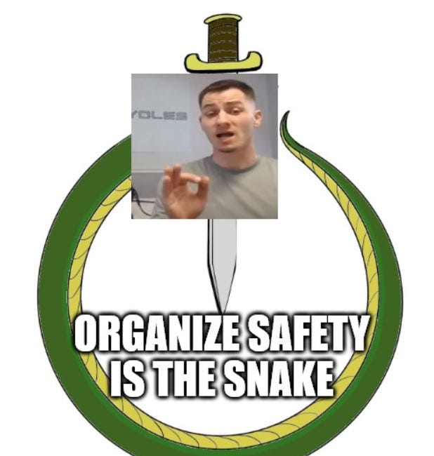 OS3 Organize Safety Luciferian Logo Symbolism and Programming 