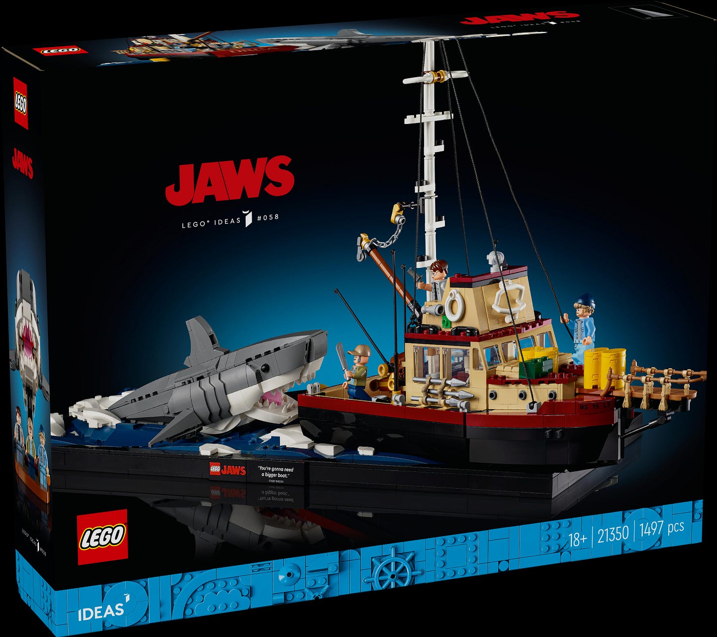 LEGO Ideas Jaws Set Revealed, Launches In August