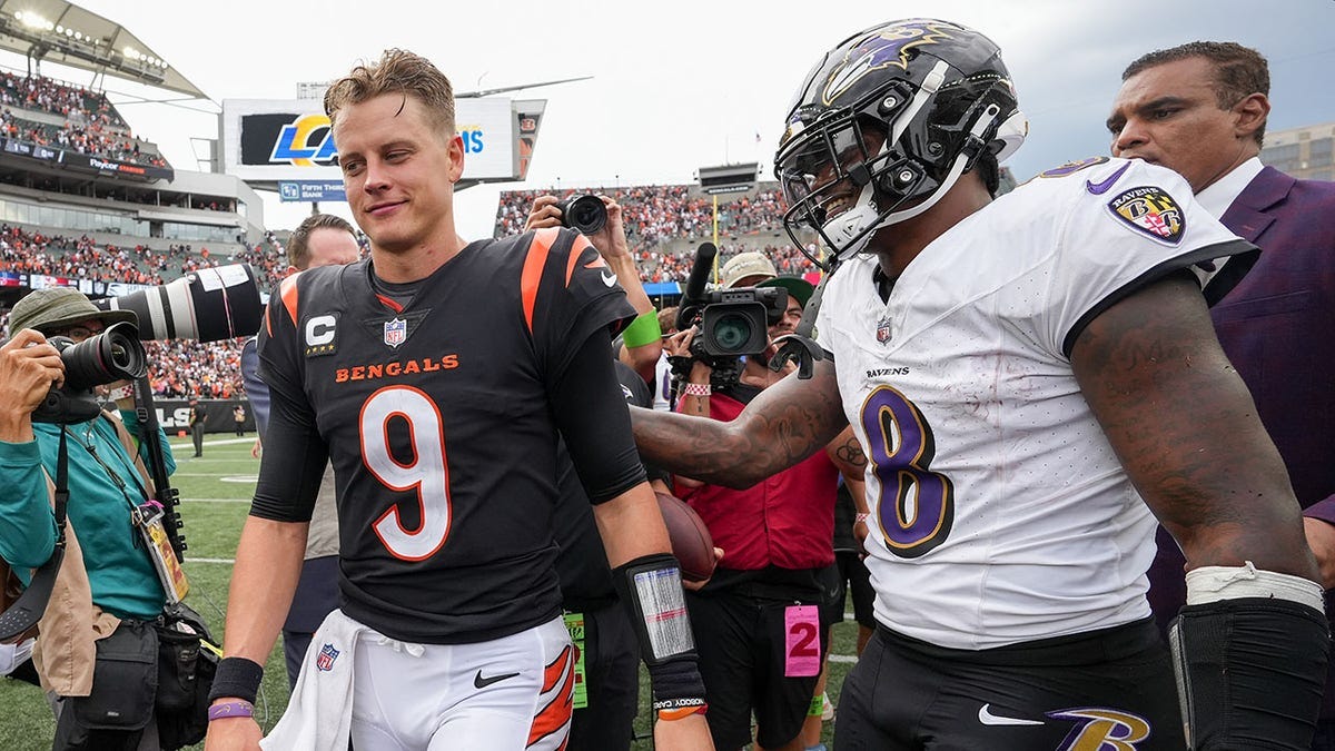 NFL star Myles Garrett weighs in on Joe Burrow, Lamar Jackson debate ahead of Browns-Ravens matchup NFL star Myles Garrett weighs in on Joe Burrow, Lamar Jackson debate ahead of Browns-Ravens matchup