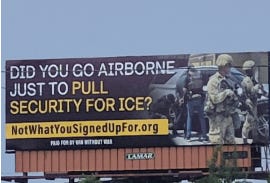 Know-Your-Rights billboards for Occupied Cities by Win Without War