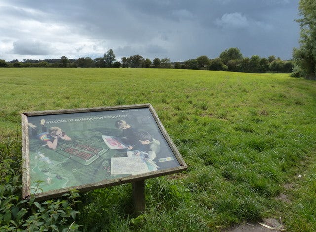 The site of the Branodunum Roman Fort