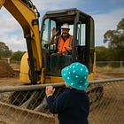 29. On the clock: When the digger men wave at toddler, and other living systems