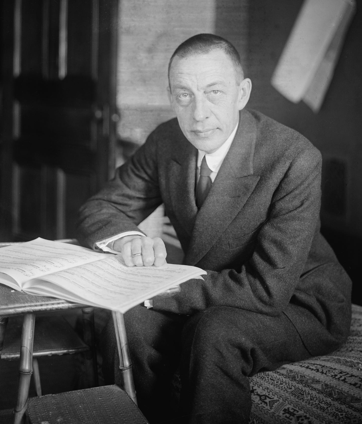 Sergei Rachmaninoff, the composer who wrote a tone poem inspired by the painting Sergei Rachmaninoff, the composer who wrote a tone poem inspired by the painting