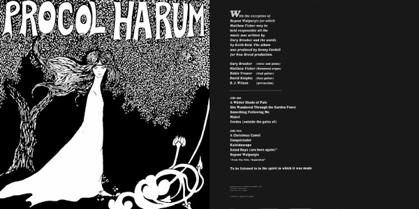 5 Procol Harum - Procol Harum (September 1967)