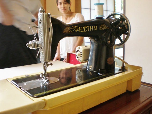 Vintage Rhythm Sewing Machine 2 Vintage Rhythm Sewing Machine 2