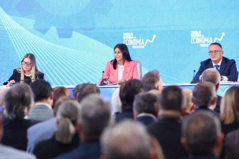 Delcy Rodríguez asegura que quieren colocar a Venezuela "en una situación de zozobra psicológica y angustia" Delcy Rodríguez asegura que quieren colocar a Venezuela "en una situación de zozobra psicológica y angustia"