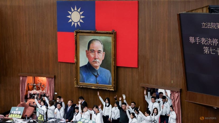 Taiwan's opposition lawmakers back 'unconstitutional' Bill