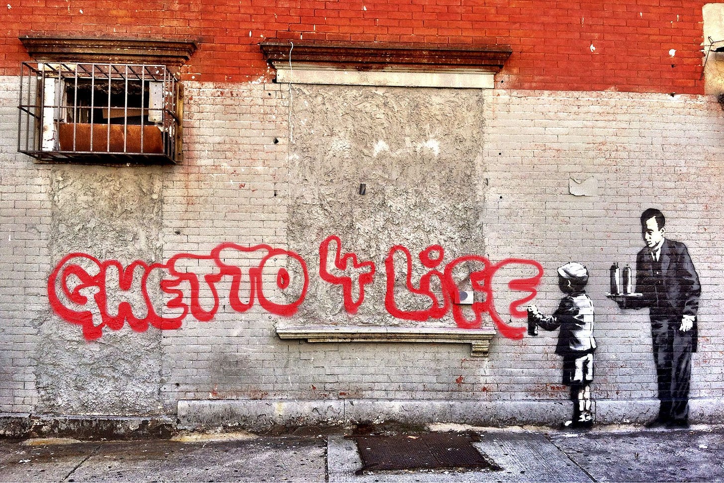 Ghetto For Life, October 2013 - Banksy Explained