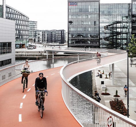 Kayak, cycle, green travel, copenhagen