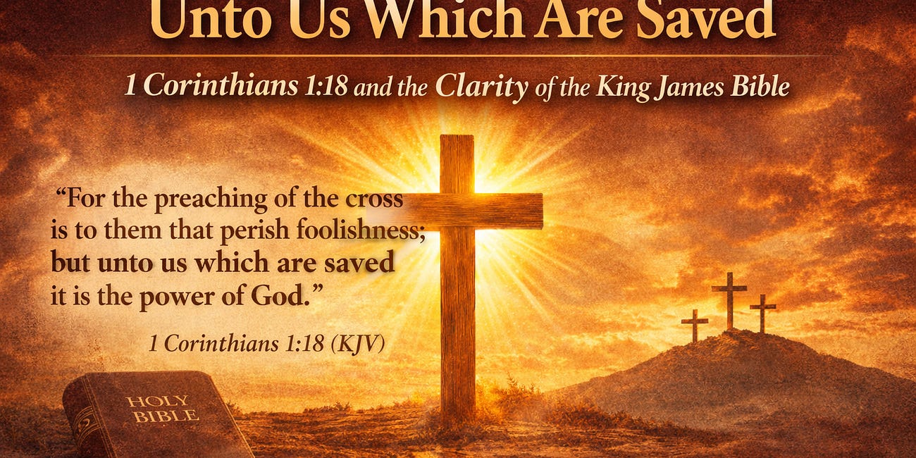 Unto Us Which Are Saved