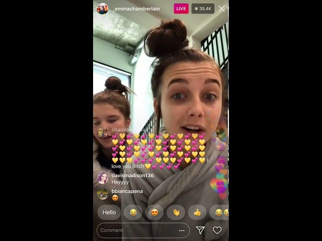 Emma Chamberlain Livestream 7/23/18 Part 1 - YouTube