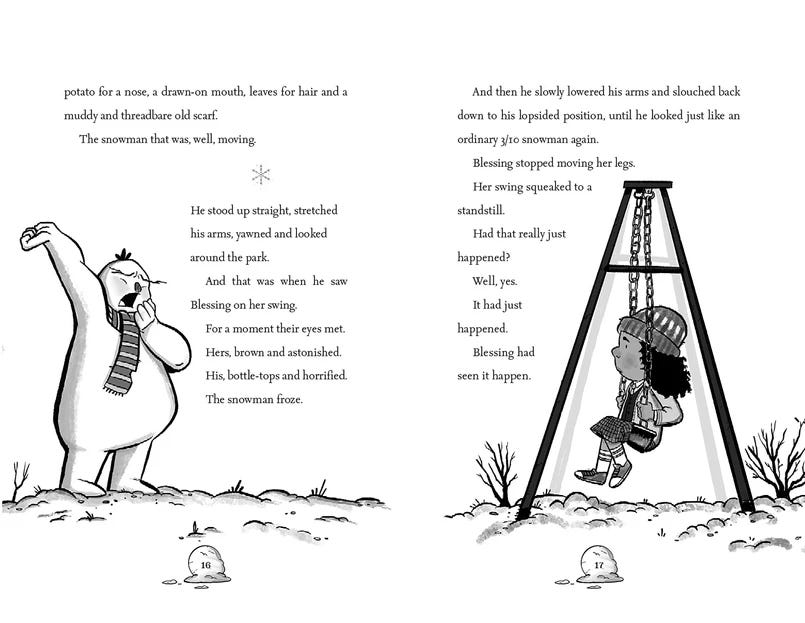 A page from The Snowman Code A page from The Snowman Code