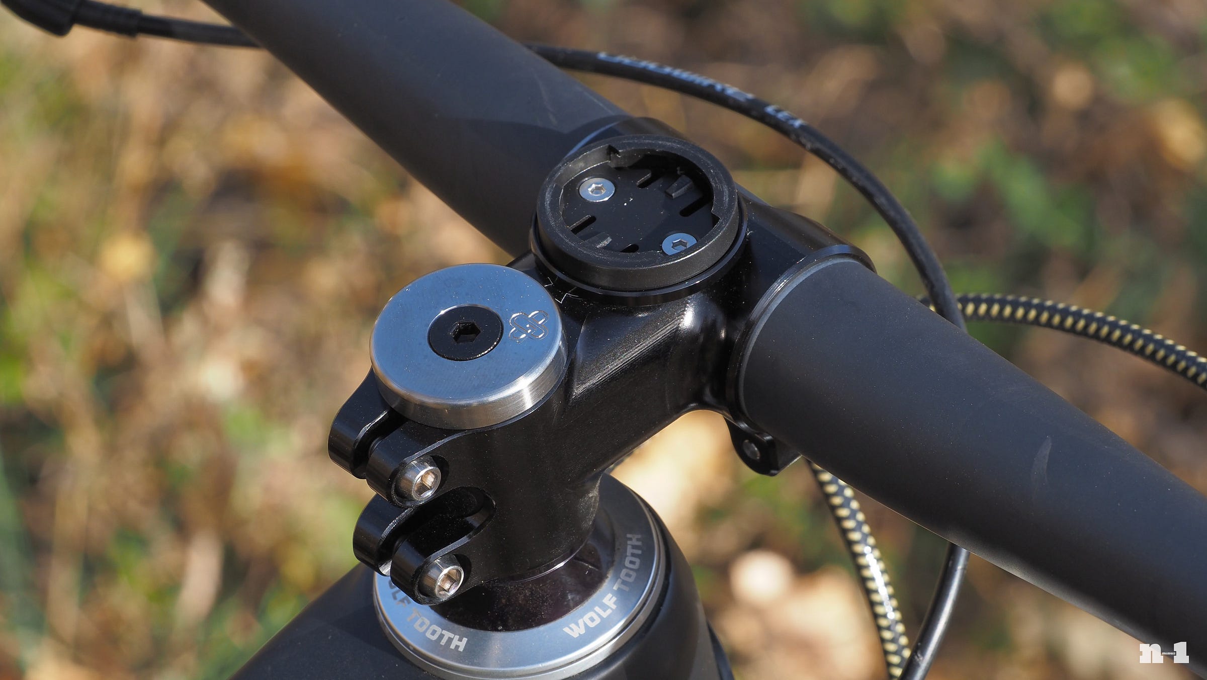 Allied Cycle Works Duet handlebar and stem computer mount