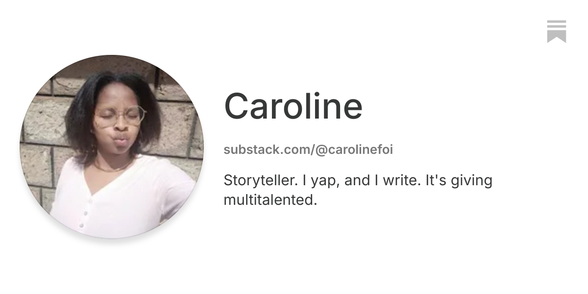 Caroline | Substack
