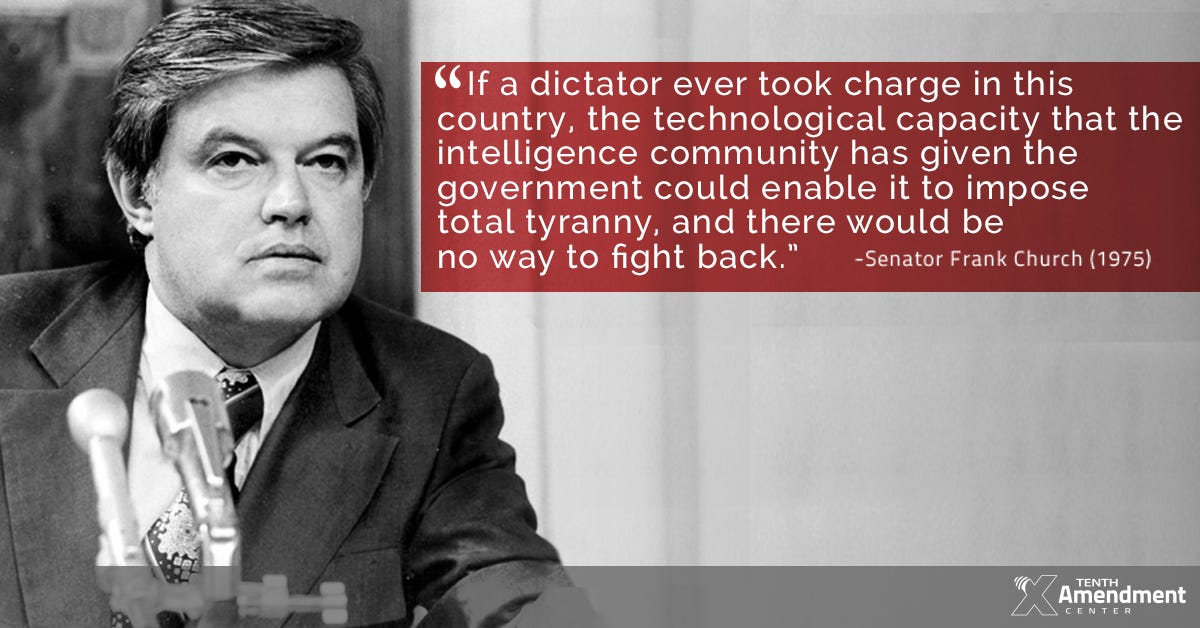 6: Frank Church, Quote (1975) 6: Frank Church, Quote (1975)