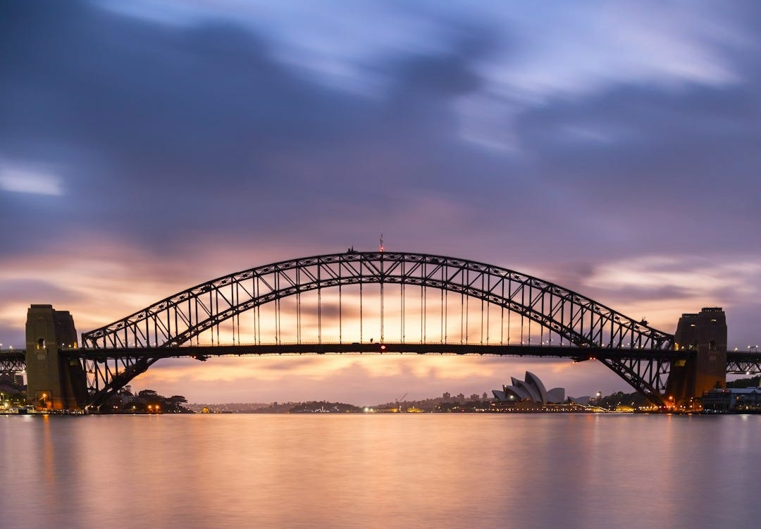 bridge over water during night time bridge over water during night time