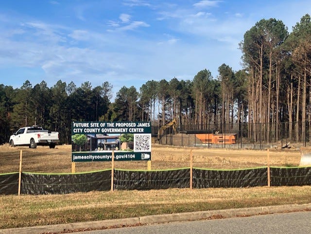 pictures of construction at JCC government center