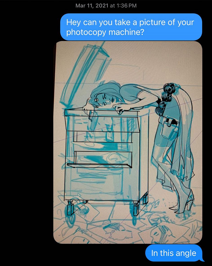 What I messaged to wife and she delivered
