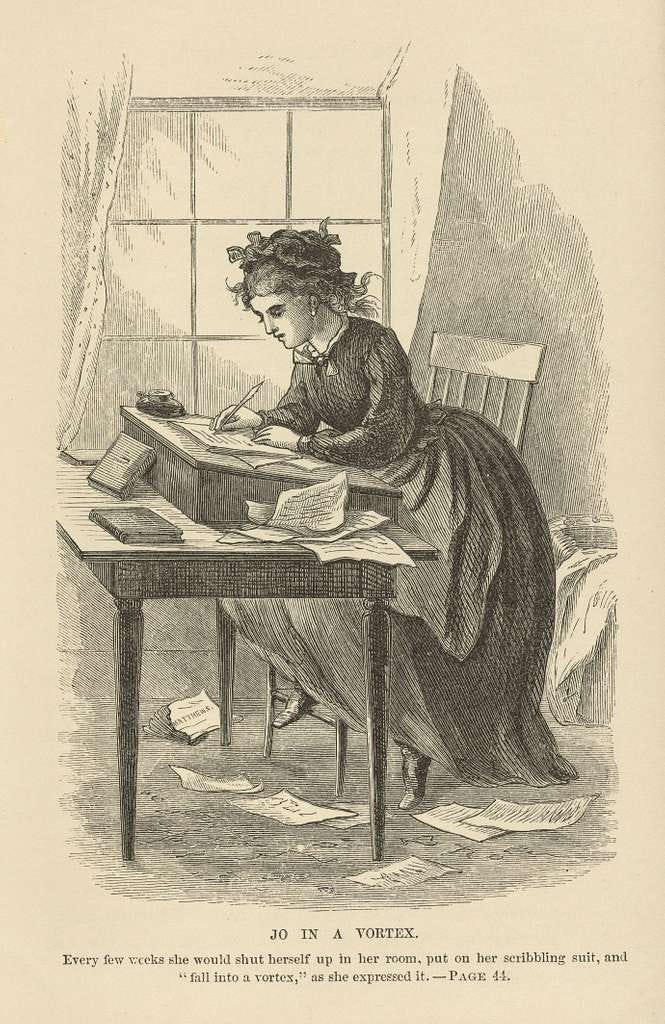 Houghton AC85.Aℓ194L.1869 pt.2aa - Little Women, vol 2, illustration 45 -  PICRYL - Public Domain Media Search Engine Public Domain Image