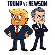USA - Too bad we never got to see Donald Trump vs. Gavin Newsom go  head‑to‑head in a general election. Imagine that showdown: California's  counterpuncher versus the Republican firebrand — TV ratings