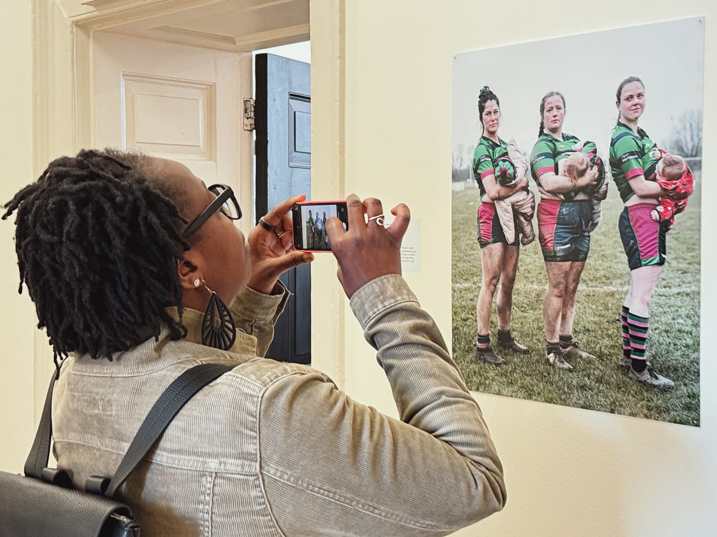 Muscle and Milk by Paul Wenham-Clarke at the Sony World Photography Awards exhibition in London