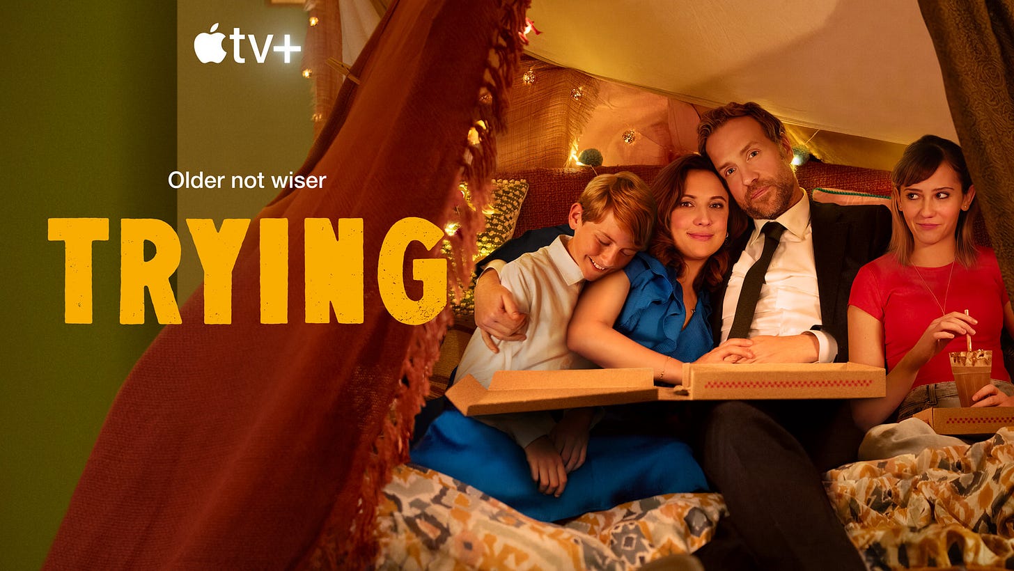 Apple TV+ debuts trailer for fourth season of critically acclaimed comedy “ Trying” - Apple TV+ Press (UK)