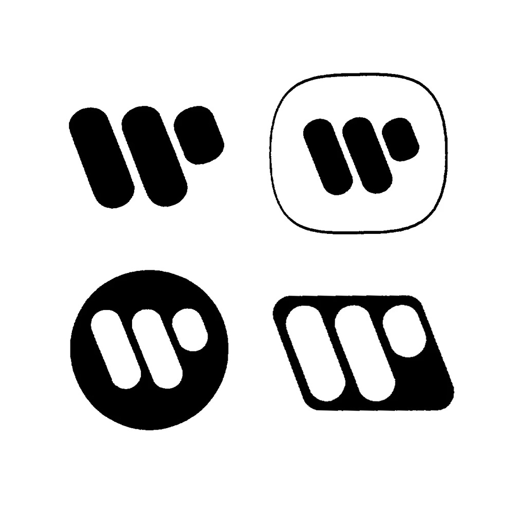Saul Bass / Herb Yager & Associates' 1972 logo for Warner Communications