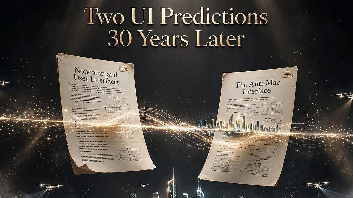 A 30-Year-Old Vision of Intent-Based Interfaces Was Mostly Right—But Got the Users Completely Backwards