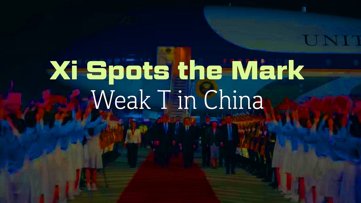 Xi Spots the Mark—Weak T in China