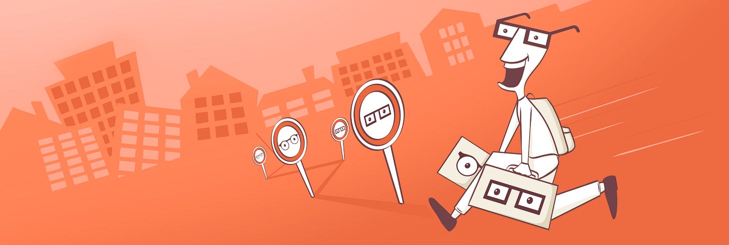 Horaire - Bonhomme à lunettes