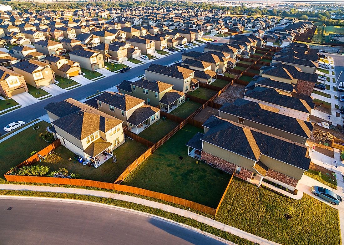 What is a Suburb? - WorldAtlas
