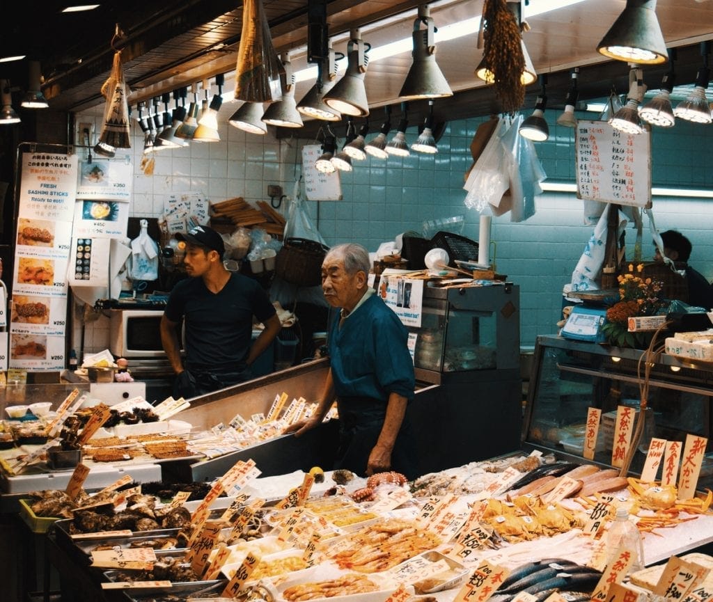 toyosu, fish market, japan, fish