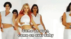 Come On Over, Come On Over Baby - Christina Aguilera GIF ...