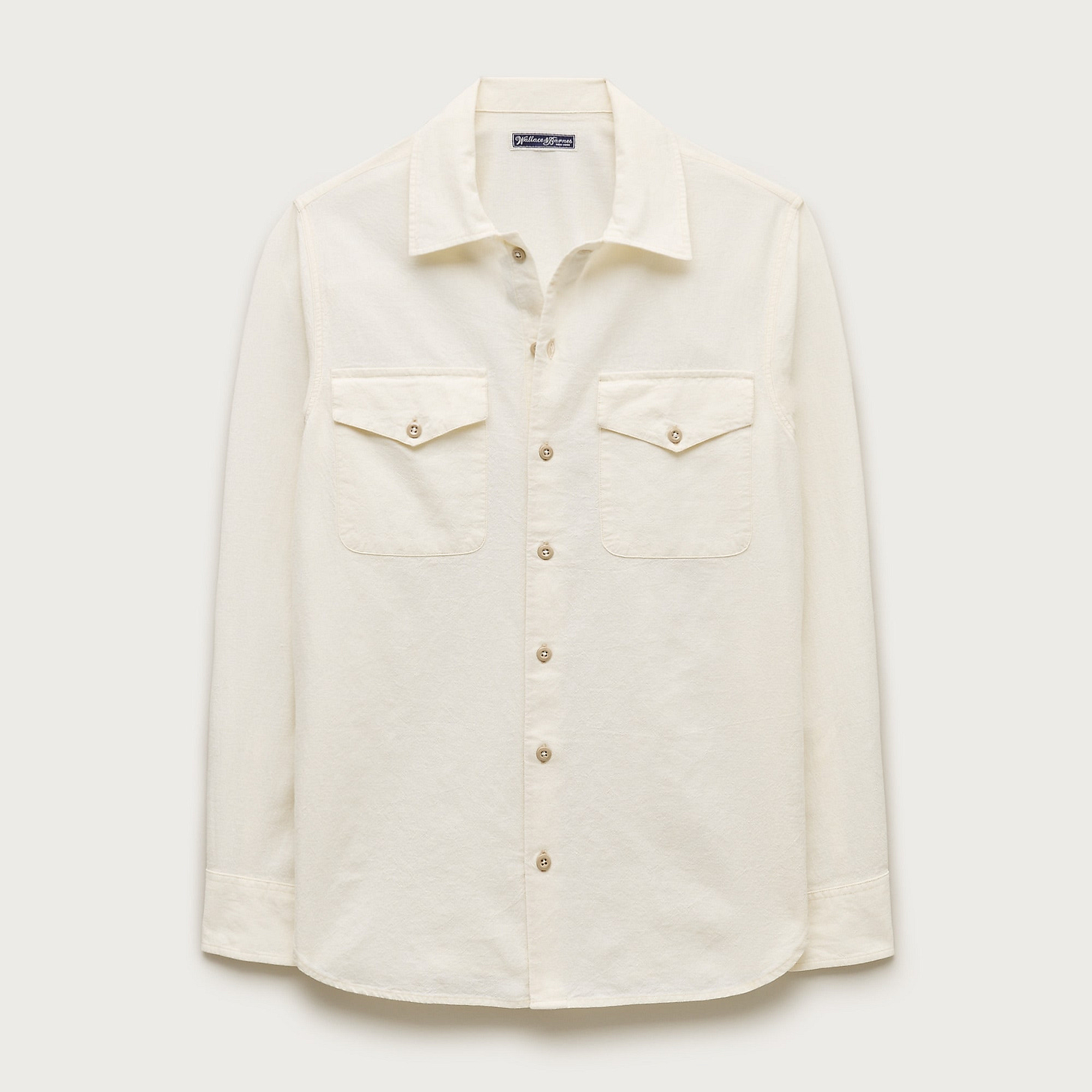 Wallace & Barnes chambray workshirt in hemp-cotton blend