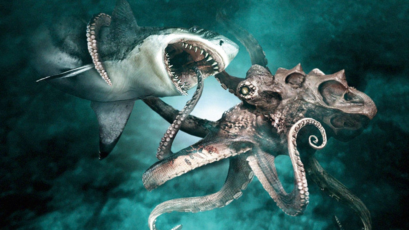 Mega Shark vs. Giant Octopus