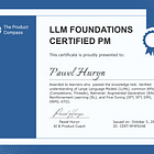 C10. LLM Foundations Certified PM