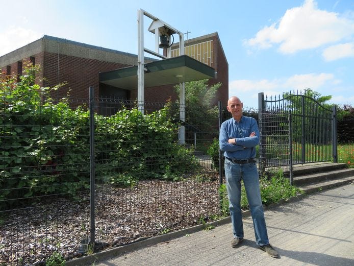 Dominee Rob Koreneef kwam in de zomer van 2021 aan in Ronse en was er meteen geliefd.