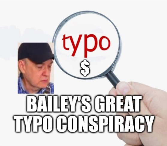 Bailey's Great Typo Conspiracy 