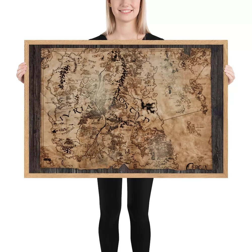 Gergia Treasure Map