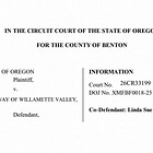 Gateway of Willamette Valley Corvallis, Gateway To Prison