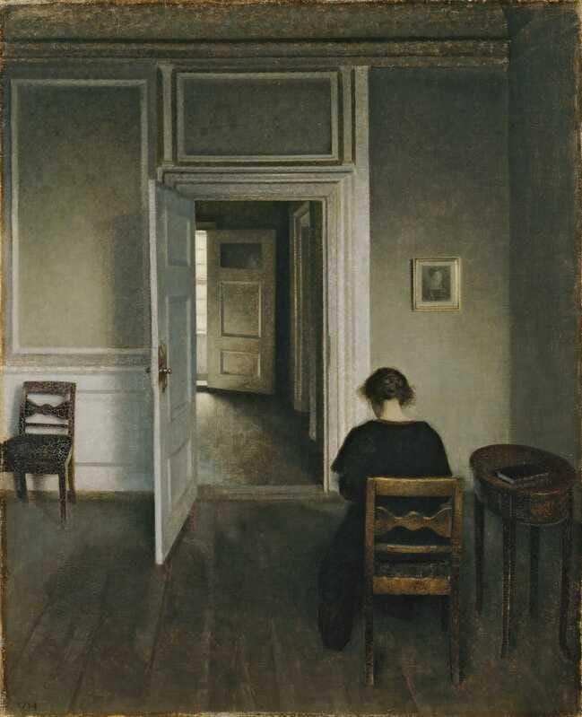 Vilhelm Hammershøi | Interiør, Strandgade 30 (1906-1908) | Artsy