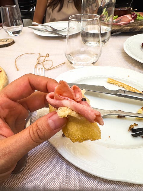 Lunch at Antic Trattoria dei Gemelli