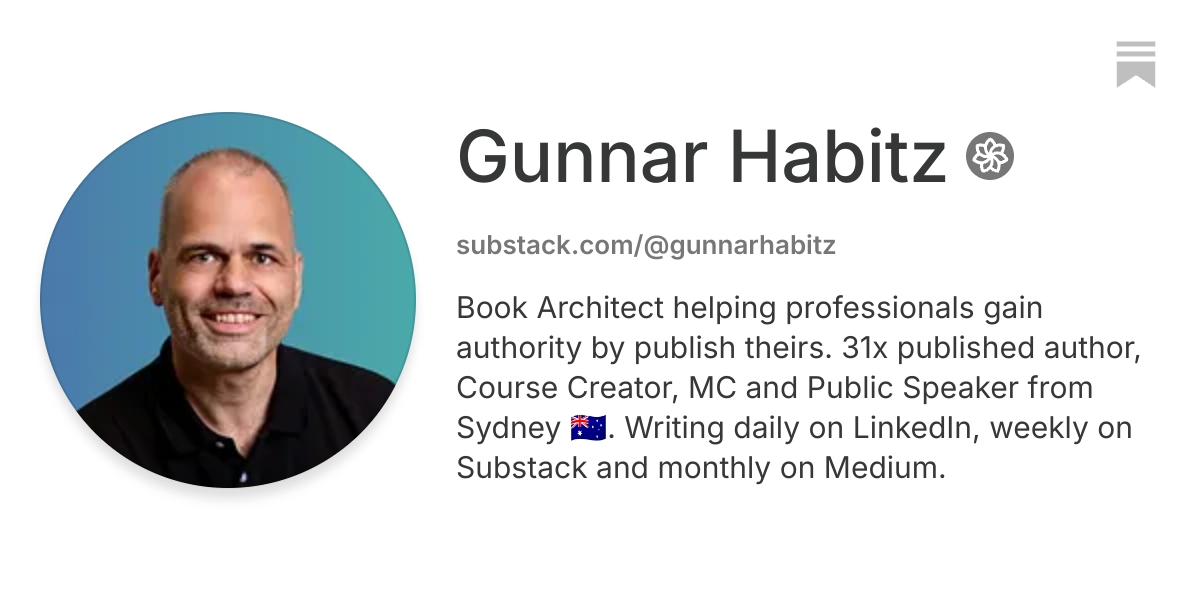 Gunnar Habitz | Substack