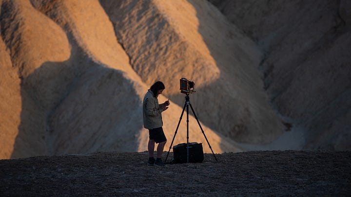 Sunset over Zabriskie Point